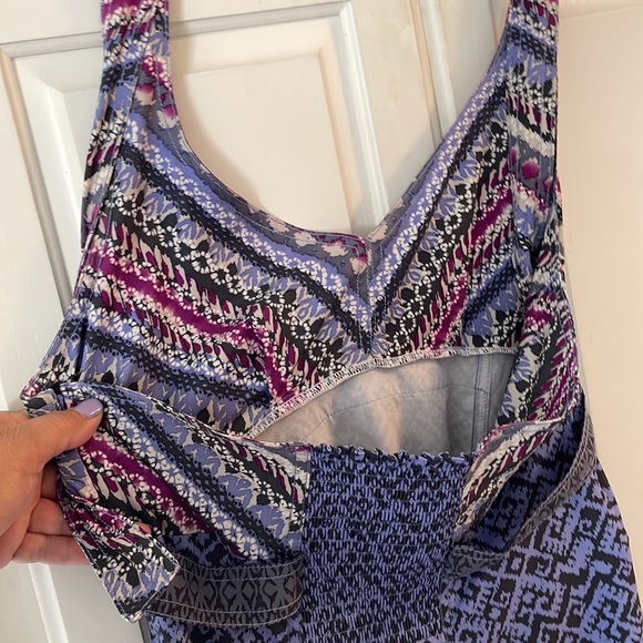Athleta Purple Halter Sun Dress - size 10 - Picture 6 of 7